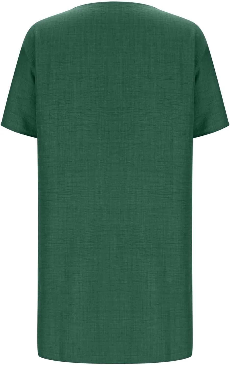 JOAU Cotton Linen Dress for Women 2025 Summer Casual Shift T-Shirt Dresses Beach Vacation Knee Length Dress with Pocket