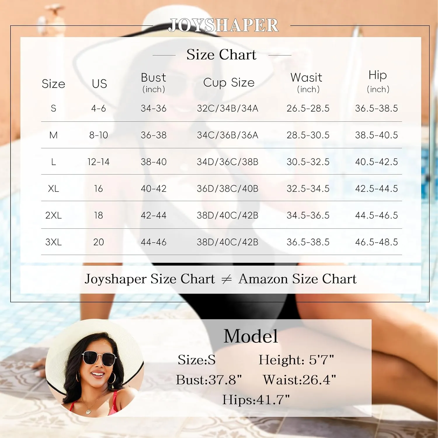 JOYSHAPER Women's One-Pieces Swimsuits for Tummy Control Bathing Suits Deep V Neck Swimsuits Cover-Ups Bodysuits