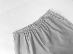 Linen Outfits for Women 2 Piece Set Solid Crew Neck Sleeveless Tank Tops and Wide Leg Pants Suits with Pockets