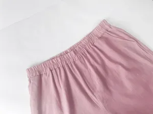 Linen Outfits for Women 2 Piece Set Solid Crew Neck Sleeveless Tank Tops and Wide Leg Pants Suits with Pockets