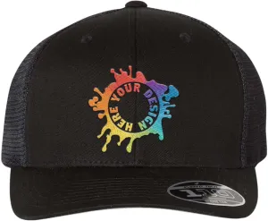 Mato & Hash Custom Hats with My Logo | Embroidered Hat for Business | Trucker Flexfit 110M