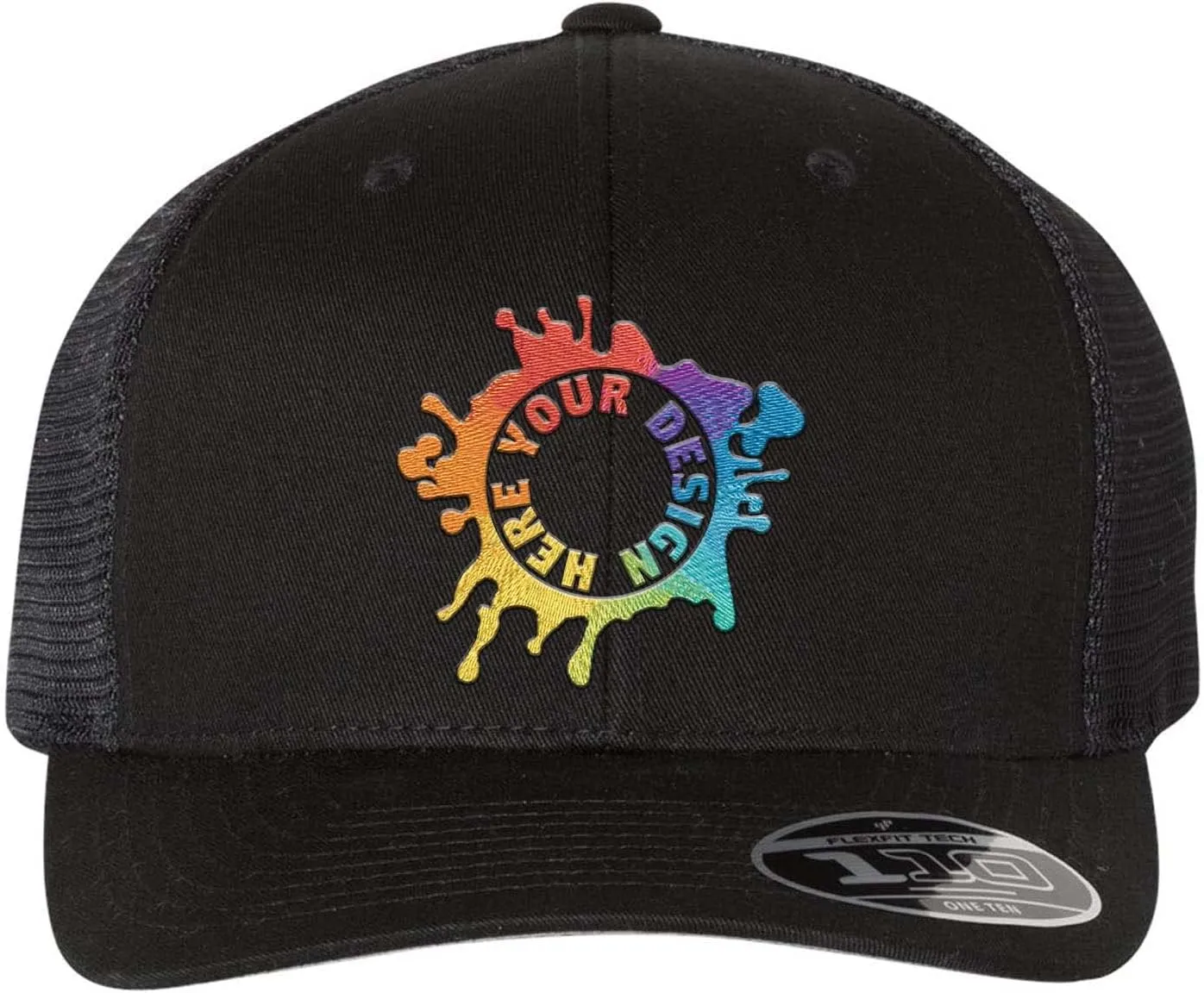 Mato & Hash Custom Hats with My Logo | Embroidered Hat for Business | Trucker Flexfit 110M