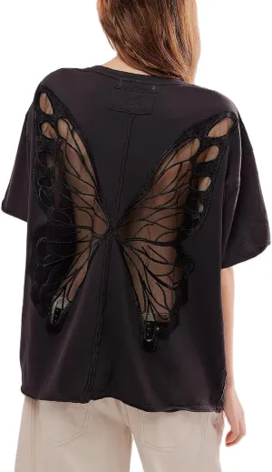 Oversized Graphic Tshirts for Women Teens Y2K Flower Short Sleeve Baggy Shirts Summer Aesthetic Beachy Coastal Tops