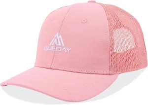 Queday Outdoor Caps for Men Women, Adjustable Baseball Cap Unstructured Soft Cotton Cap Embroidered Dad Hat