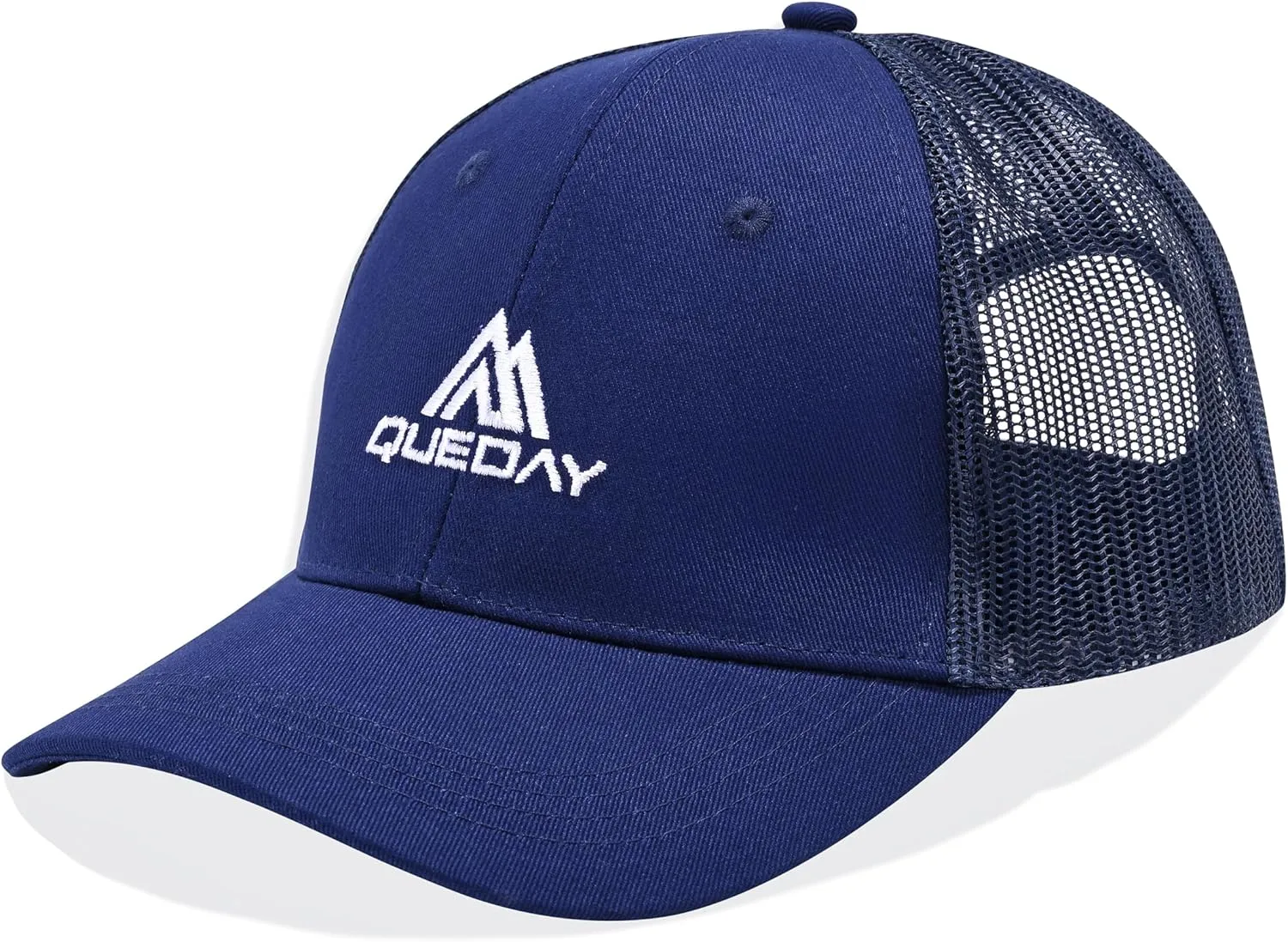 Queday Outdoor Caps for Men Women, Adjustable Baseball Cap Unstructured Soft Cotton Cap Embroidered Dad Hat