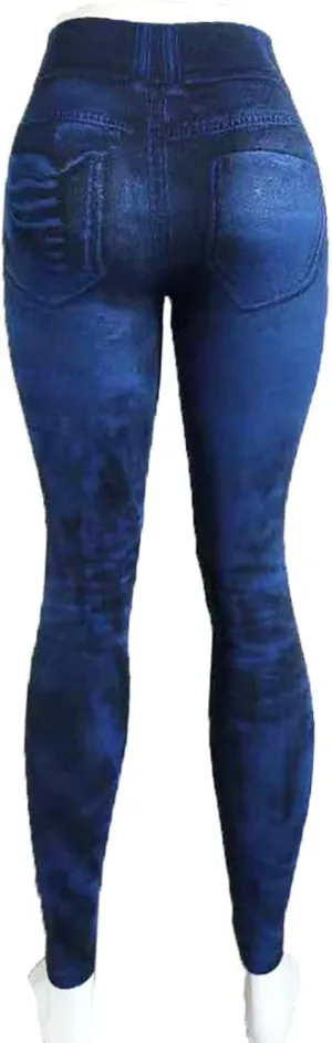 Ruziyoog Womens High Waist Printed Leggings Stretchy Slim Fit Pants Tummy Control Workout Leggings for Yoga Gym and Workout