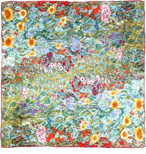 Silk Scarfs Women Square Silk Scarf for Hair, 100% Pure Silk Head Scarf for Women Hand Rolling Edge 35''x35''