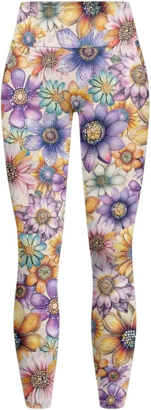 Soft Workout Leggings for Women Butt Lifting High Waisted Stretch Gym Yoga Pant Tummy Control Athletic Pants