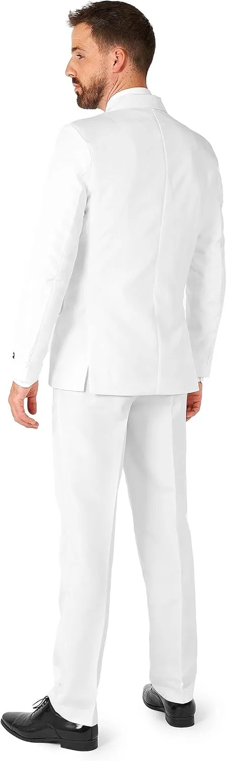 Suitmeister Men's Party Costumes - Slim Fit Solid Color Suit for Leisure - Halloween Parties and Party Wear