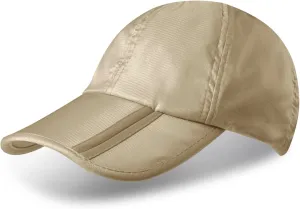 Sumolux Men Women Outdoor Rain Sun Waterproof Quick-Drying Long Brim Collapsible Portable Hat