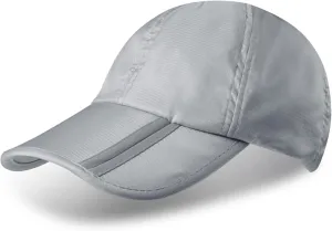 Sumolux Men Women Outdoor Rain Sun Waterproof Quick-Drying Long Brim Collapsible Portable Hat