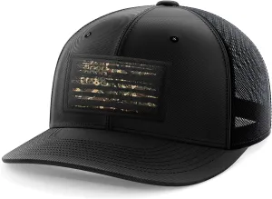 Tactical Pro Supply Flexfit Hat - American Flag Hat for Men & Women | Patriotic Woven USA Flag Flexfit Hats, Tactical Hats