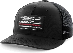 Tactical Pro Supply Flexfit Hat - American Flag Hat for Men & Women | Patriotic Woven USA Flag Flexfit Hats, Tactical Hats