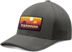 Tatooine National Park Patch Hat Fitted Flexfit Hats - Baseball Cap for Mens & Womens Ultrafibre Mesh for Casual Wear