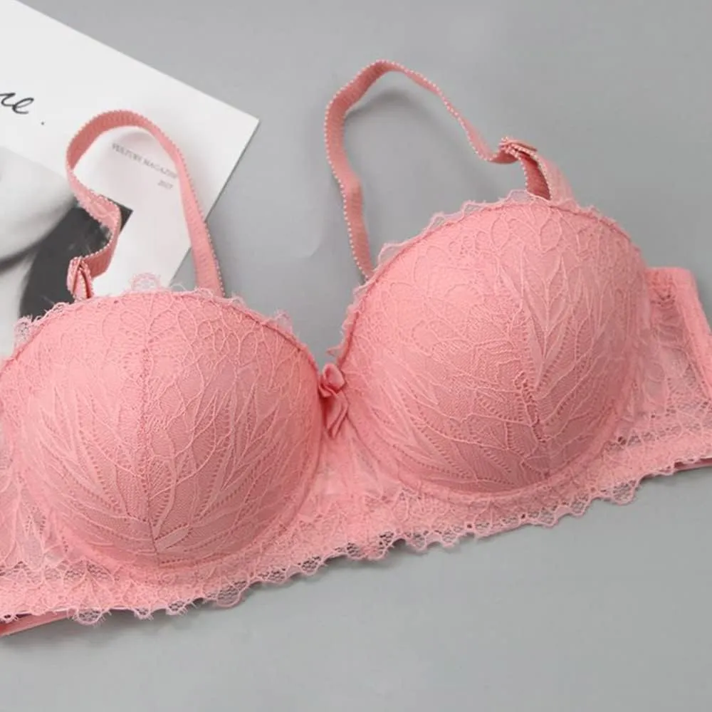 TELIMUSSTO Women Push up Bras and Panty Sets Lace Lingerie Set Underwire Bra and Thong Sets Sexy Bralette Underwear