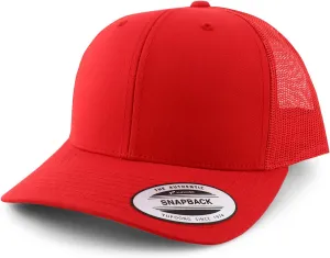 Trendy Apparel Shop Flexfit Brand 6 Panel Classic Trucker Mesh Snapback Baseball Cap