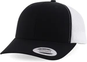 Trendy Apparel Shop Flexfit Oversize XXL Structured Blank 6 Panel Retro Trucker Mesh Cap