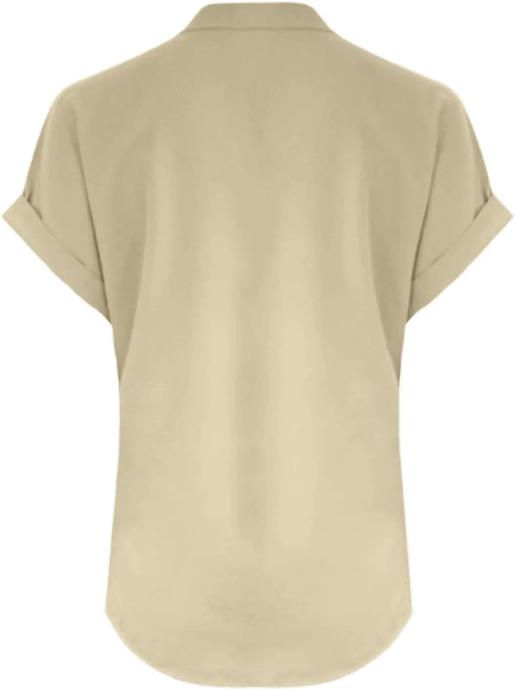 Women Bohemian Boho Linen Short Sleeve Top Summer Comfy Casual Oversized Tunics Round Neck Loose Fit Tshirts