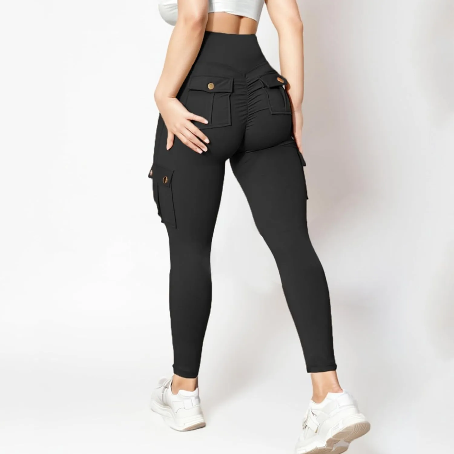 Women High Waist Yoga Pants Tummy Control Gym Tights Workout Active Butt Lifting Leggings Women's Athletic Pants