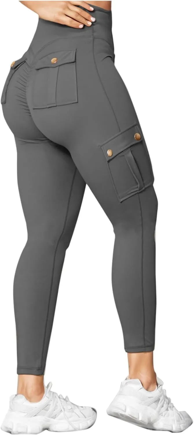 Women High Waist Yoga Pants Tummy Control Gym Tights Workout Active Butt Lifting Leggings Women's Athletic Pants