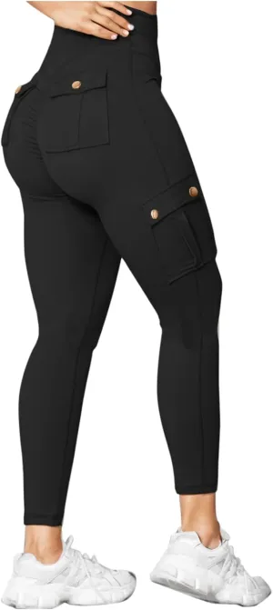 Women High Waist Yoga Pants Tummy Control Gym Tights Workout Active Butt Lifting Leggings Women's Athletic Pants