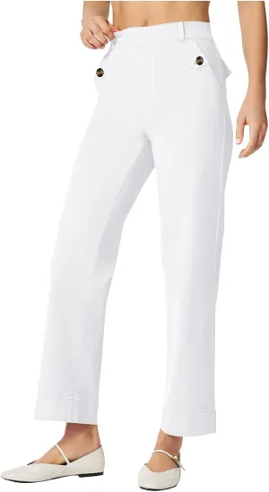 Women Jeans Straight Leg Casual Solid Color Cropped Denim Pants High Waist Slim Fit Fall Winter Lounge Jean Pants