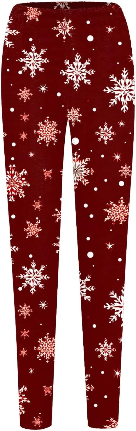 Women's Boho Printed Leggings Soft Stretchy Skinny Comfy Tights High Waisted Workout Athletic Fitness Yoga Pants