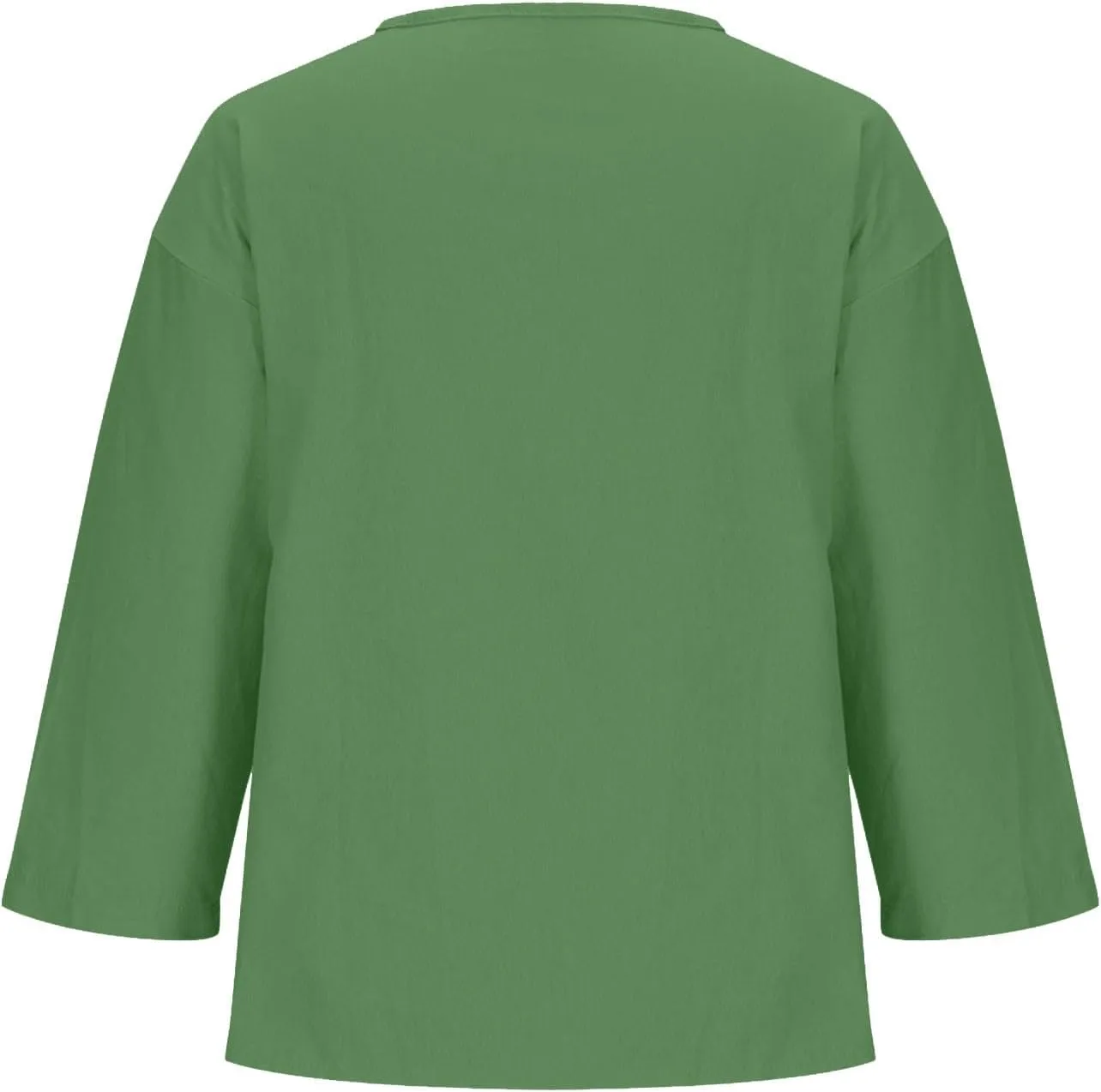 Womens Cotton Linen Tops Summer Short Sleeve V Neck T Shirts Lightweight Breathable Soft Tees Beach Vacation Shirt