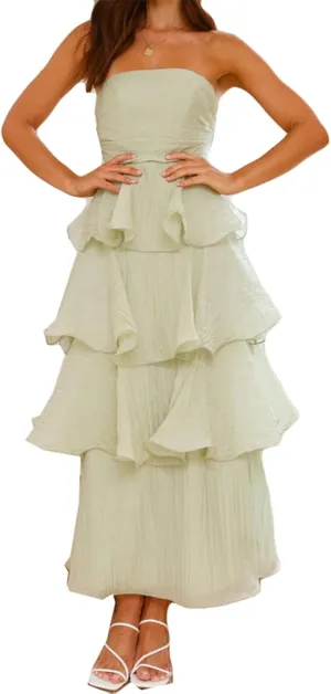 Womens Sexy Off Shoulder Ruffles Ruched Bodycon Party Clubwear Tiered Solid Dress