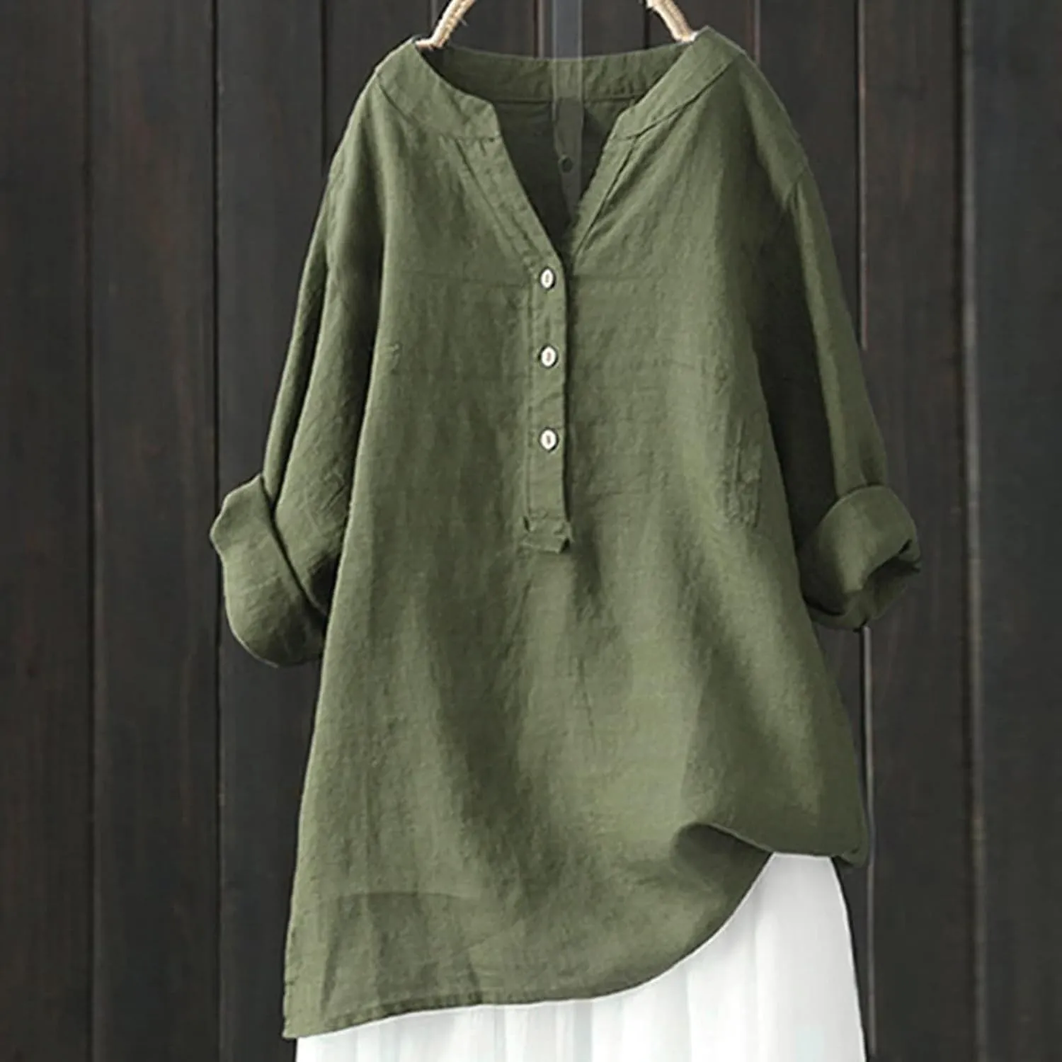 Womens Short Sleeve Cotton Linen Shirt Casual Crewneck Soft T Shirt Floral Loose Fit Summer Tee Tops