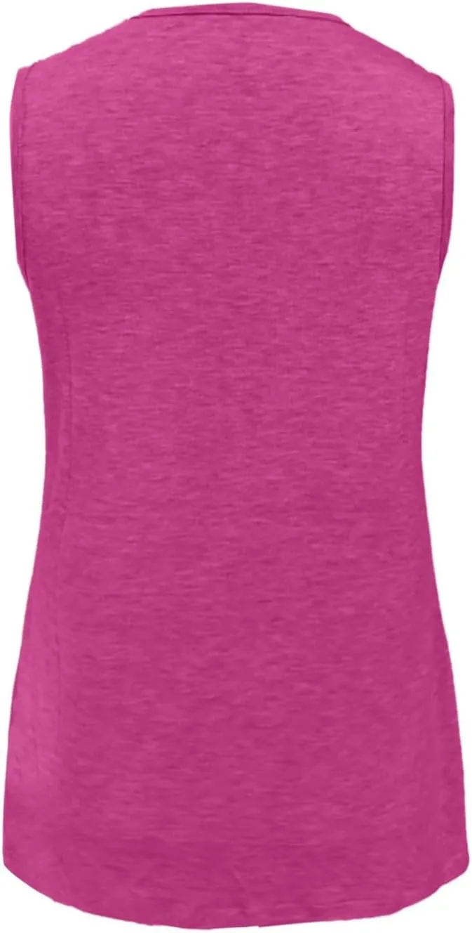 Womens Tank Tops 2025 Sleeveless Summer Vacation Beach Tees Shirts V Neck Basic Shirts