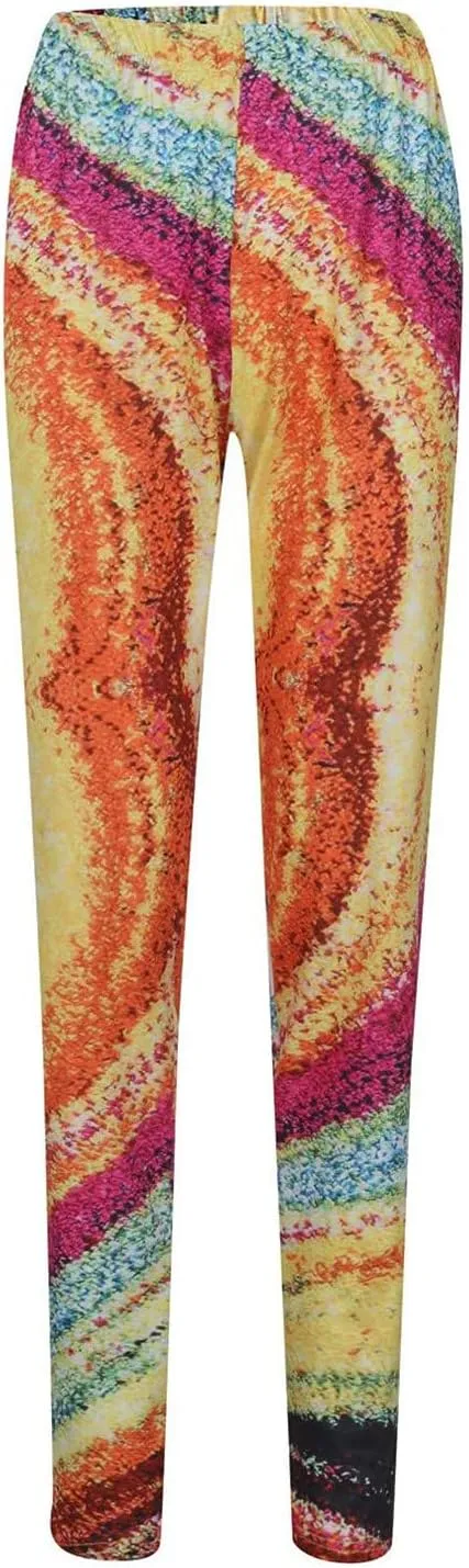 Workout Leggings for Women Seamless Vintage Printed Tights Womens Holiday Legging Yoga Pants Halloween