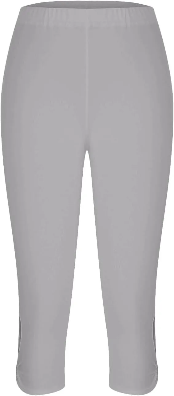 Xiaojmake Womens Capris for Summer Dressy High Waist Cropped Yoga Pants Comfy Stretchy Leggings Workout Compression Pants