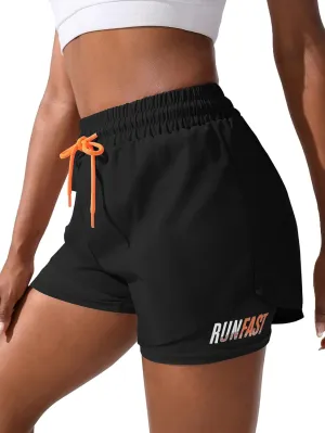 YOAKUKA Women's 2 in 1 Workout Shorts Gym Workout Yoga Running Biker Tennis Skirts Clothes Summer