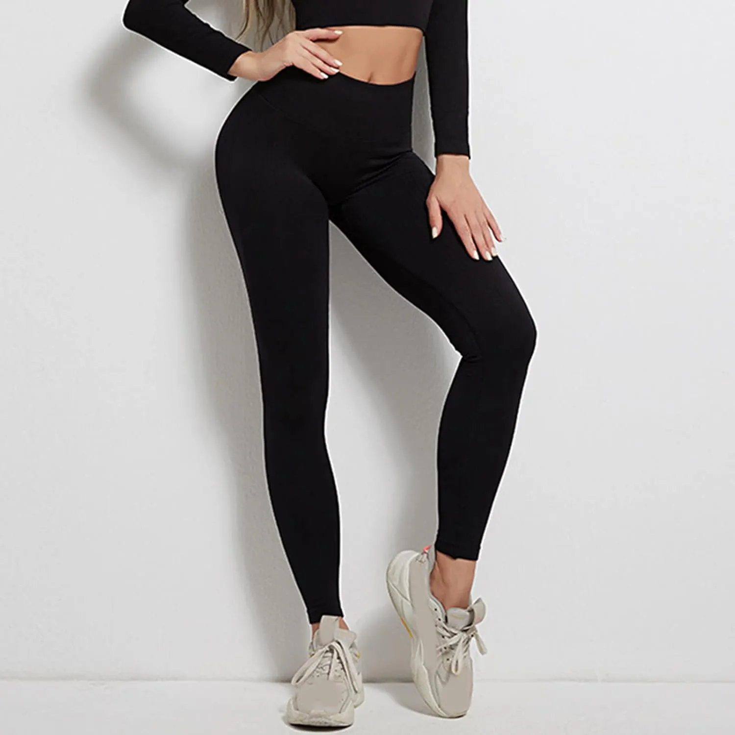 Yoga Pants for Womens Tummy Control High Waist Sexy Leggings Fitness Lightweight Comfy Soft Casual Trousers 2025