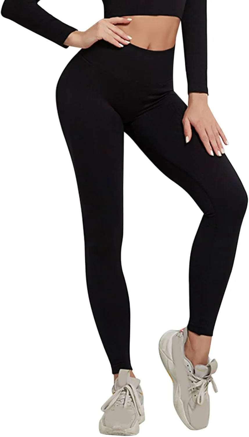 Yoga Pants for Womens Tummy Control High Waist Sexy Leggings Fitness Lightweight Comfy Soft Casual Trousers 2025